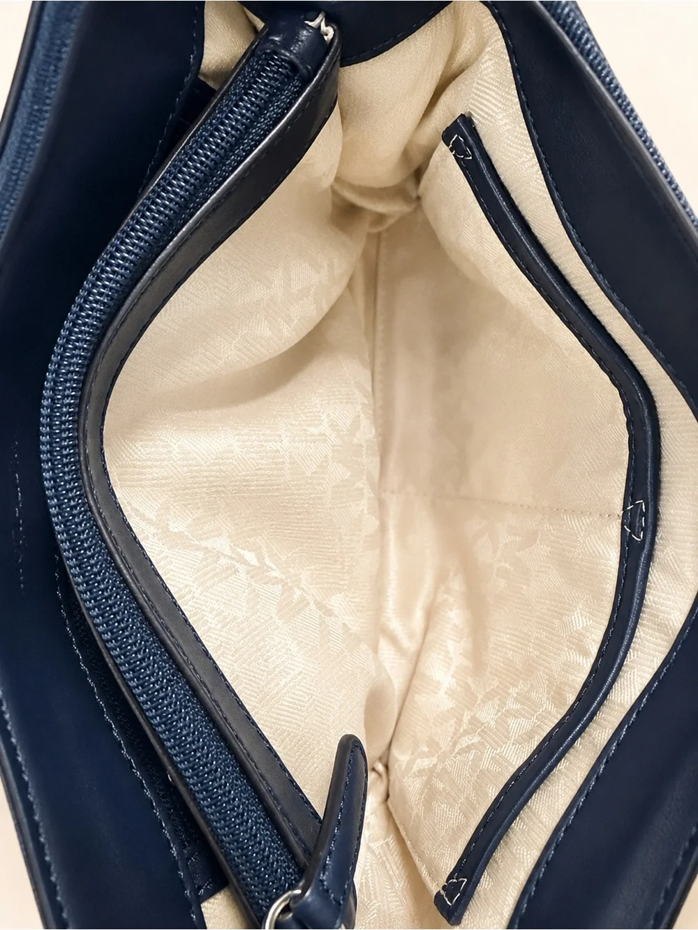 Michael Kors Sloan Large Denim Chevron Shoulder Bag